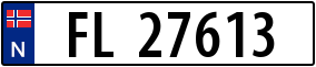 Truck License Plate